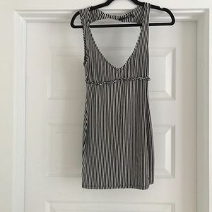 GUESS Striped Backless Tank Top